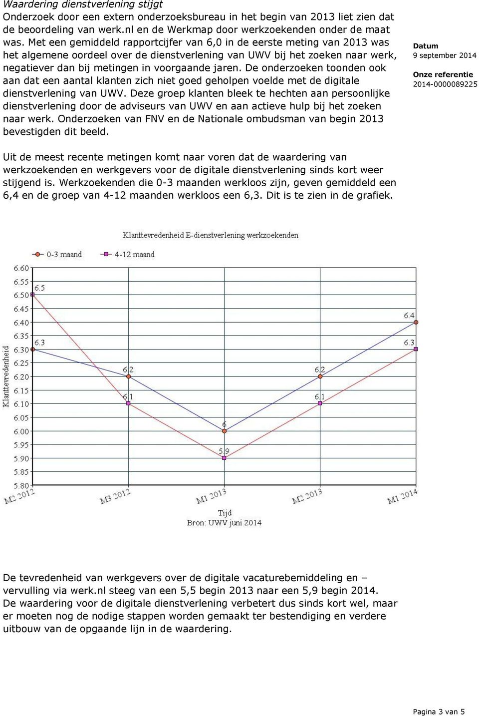 De onderzoeken toonden ook aan dat een aantal klanten zich niet goed geholpen voelde met de digitale dienstverlening van UWV.