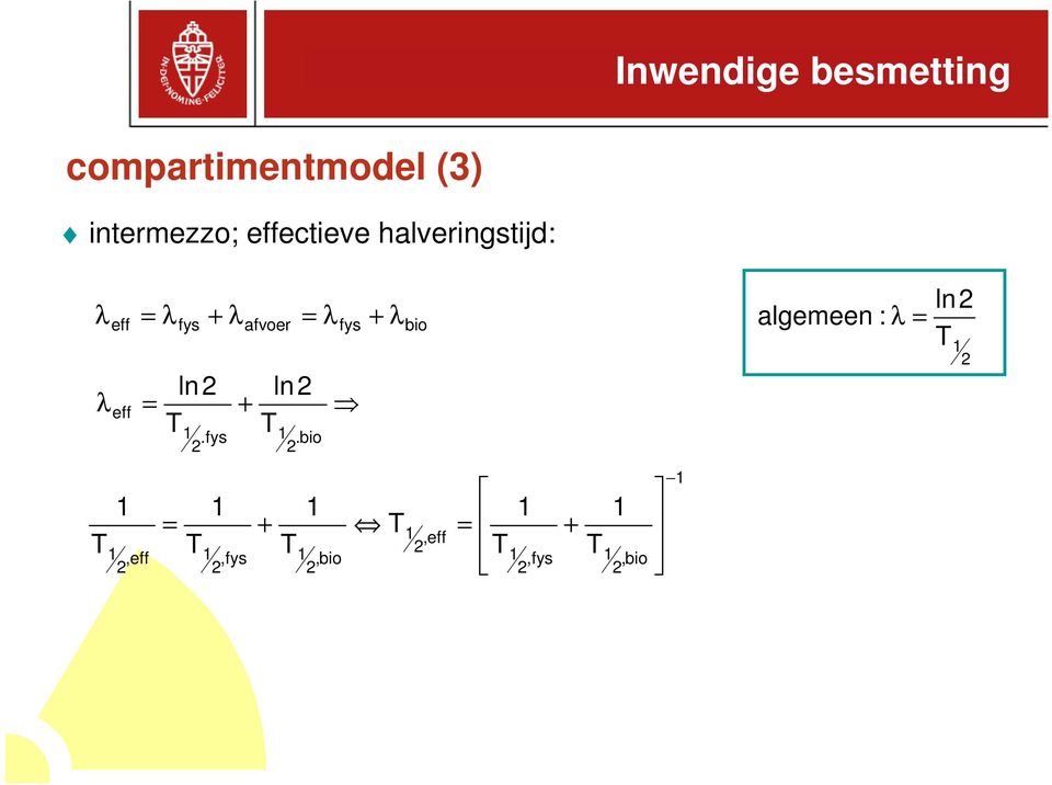 fys 2 1 afvoer + ln2 + 1 = λ.