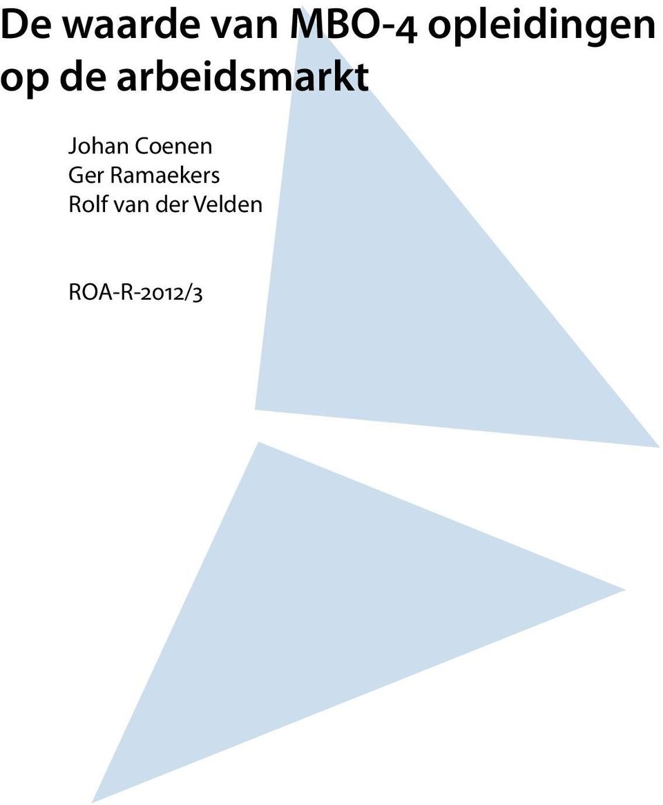 arbeidsmarkt Johan Coenen