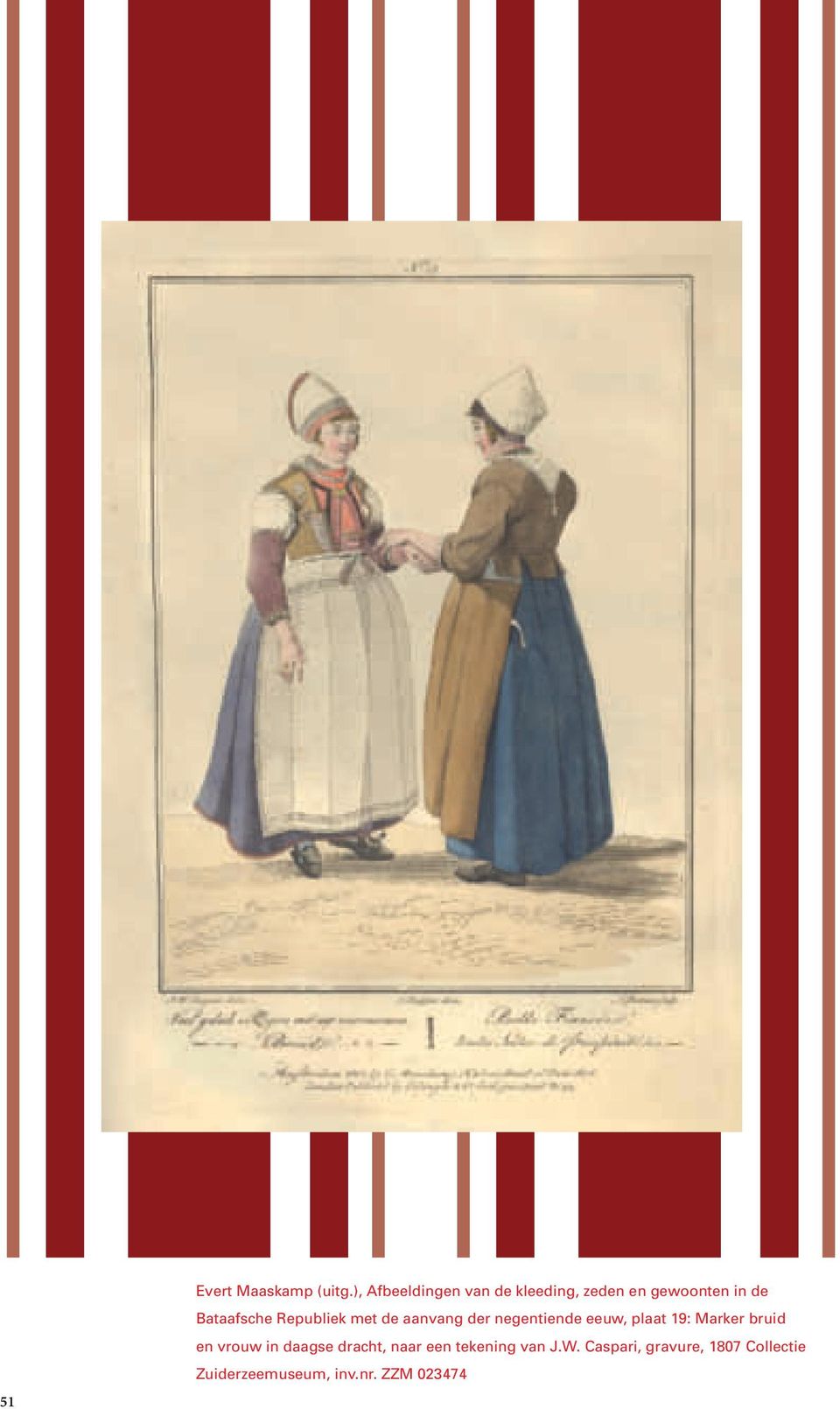 Republiek met de aanvang der negentiende eeuw, plaat 19: Marker bruid