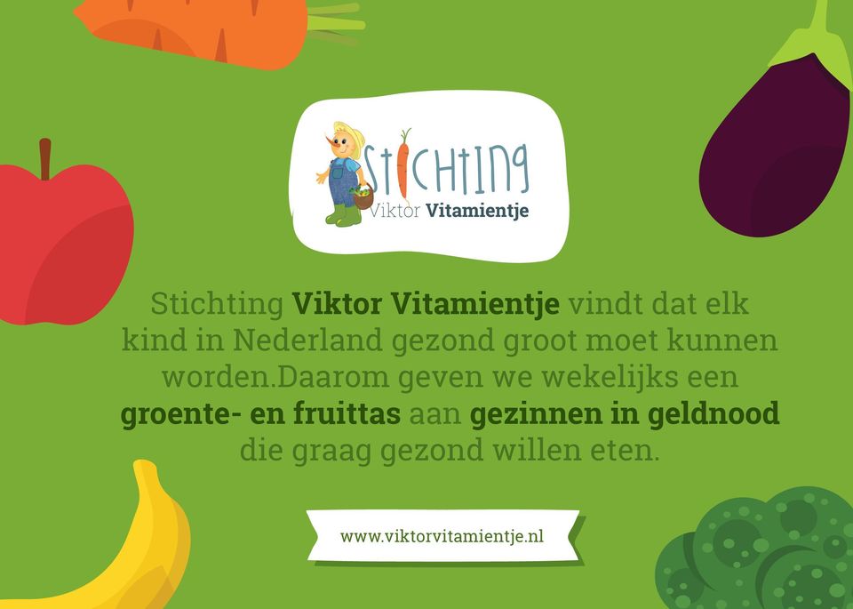 daarom geven we wekelijks een groente- en fruittas aan