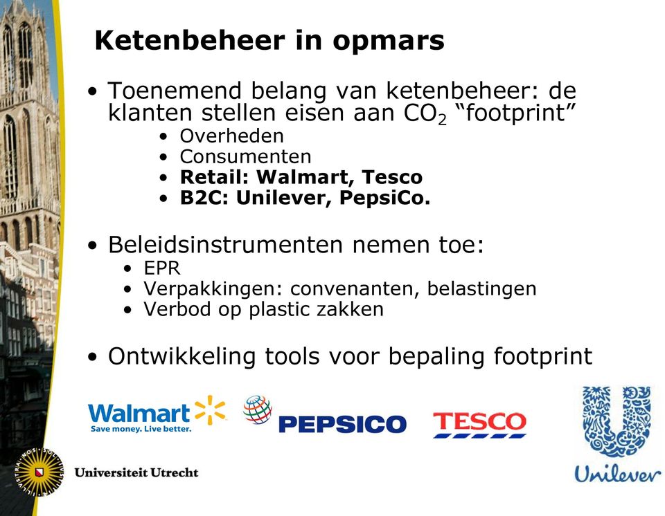 Unilever, PepsiCo.