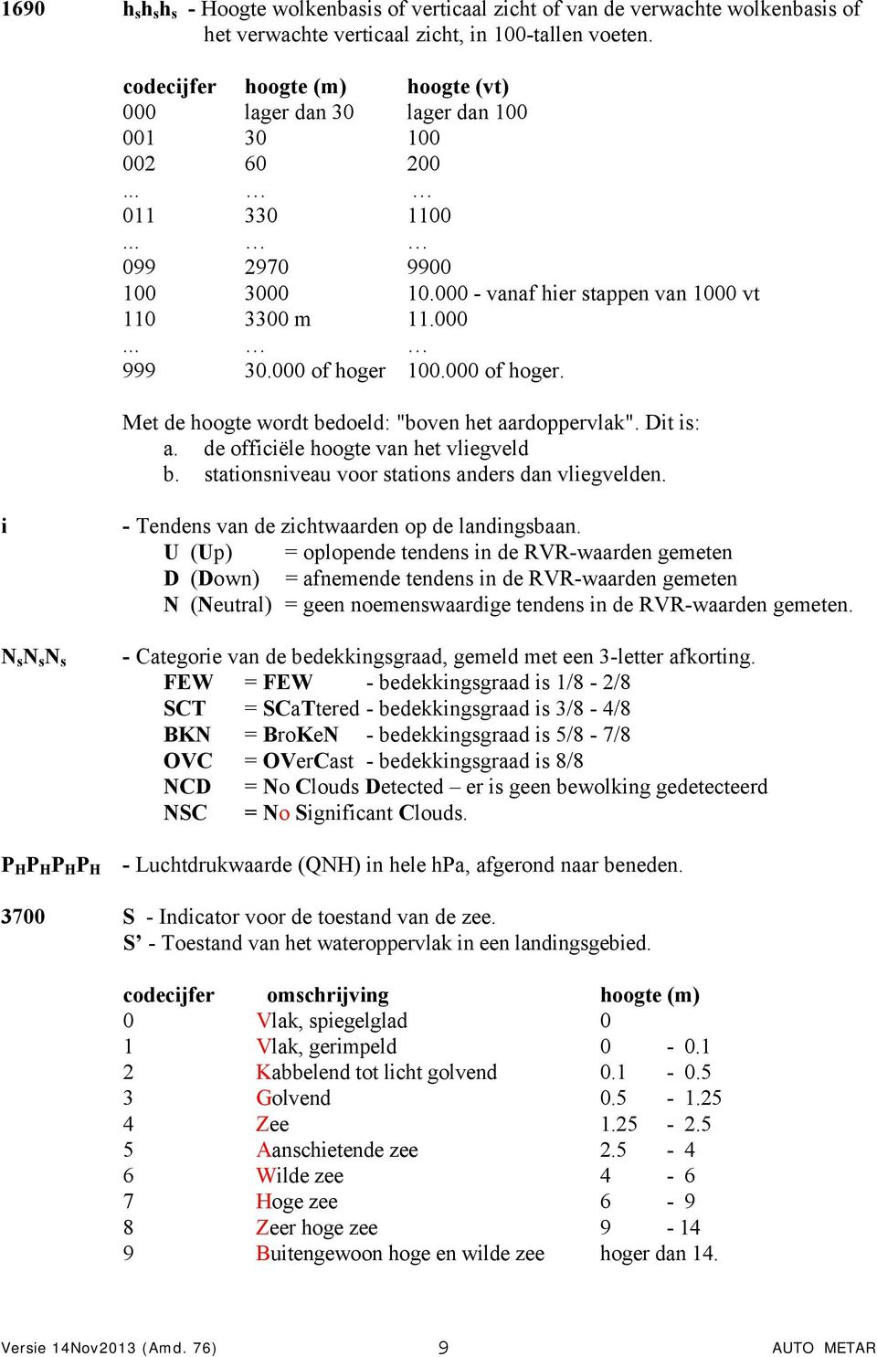 000 hoger 100.000 hoger. Met de hoogte wordt bedoeld: "boven het aardoppervlak". Dit is: a. de ficiële hoogte van het vliegveld b. stationsniveau voor stations anders dan vliegvelden.