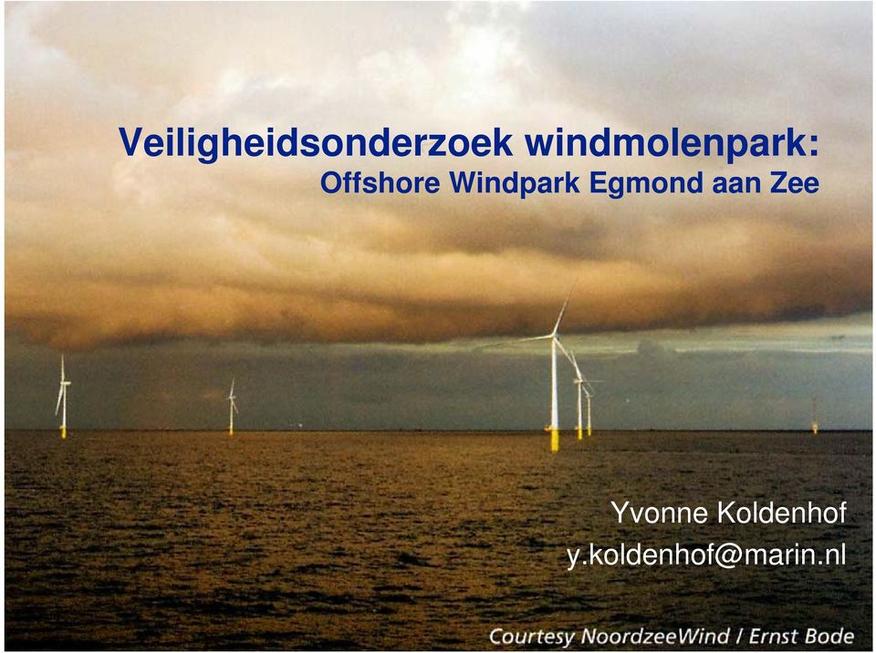 Windpark Egmond aan Zee