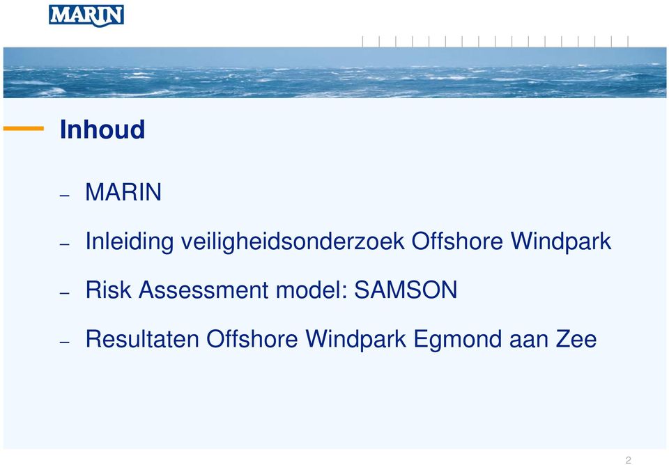 Windpark Risk Assessment model: