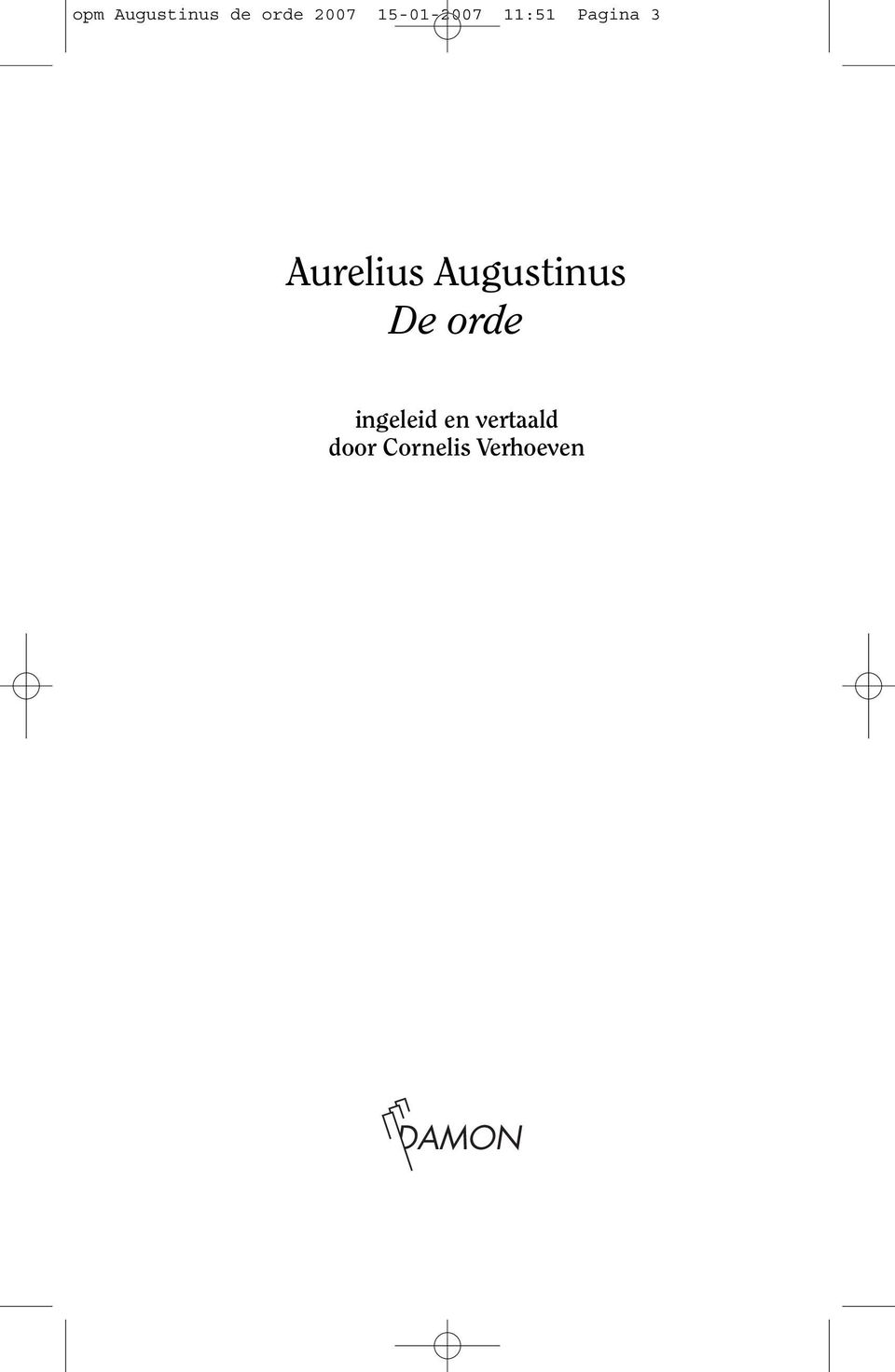 Aurelius Augustinus ingeleid