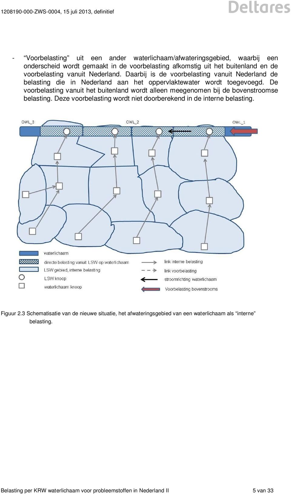 De voorbelasting vanuit het buitenland wordt alleen meegenomen bij de bovenstroomse belasting. Deze voorbelasting wordt niet doorberekend in de interne belasting.