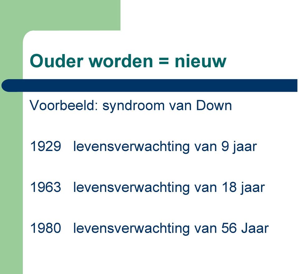 levensverwachting van 9 jaar 1963