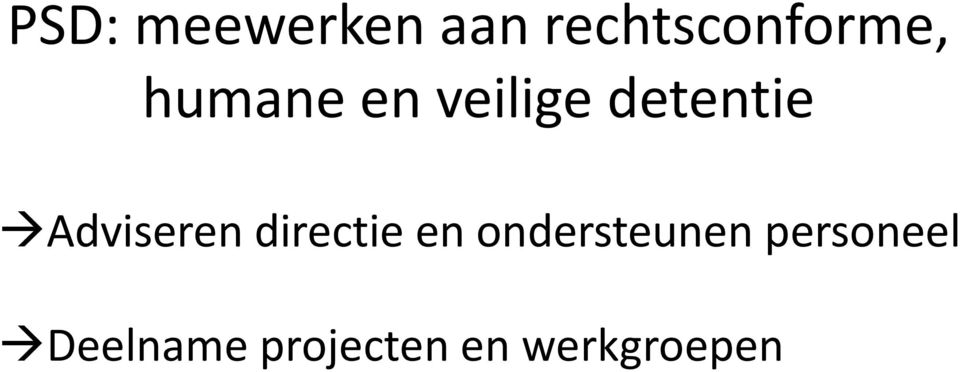 Adviseren directie en ondersteunen