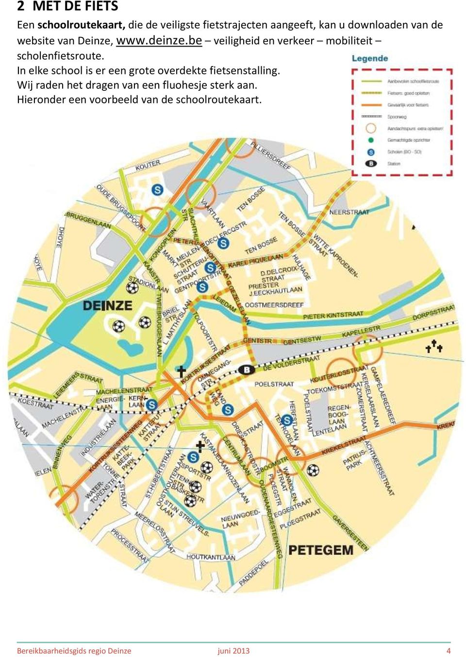 In elke school is er een grote overdekte fietsenstalling.