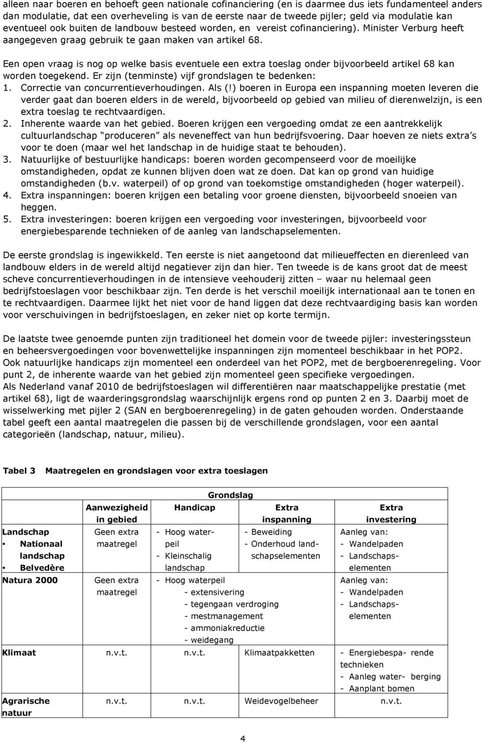 Een open vraag is nog op welke basis eventuele een etra toeslag onder bijvoorbeeld artikel 68 kan worden toegekend. Er zijn (tenminste) vijf grondslagen te bedenken: 1.