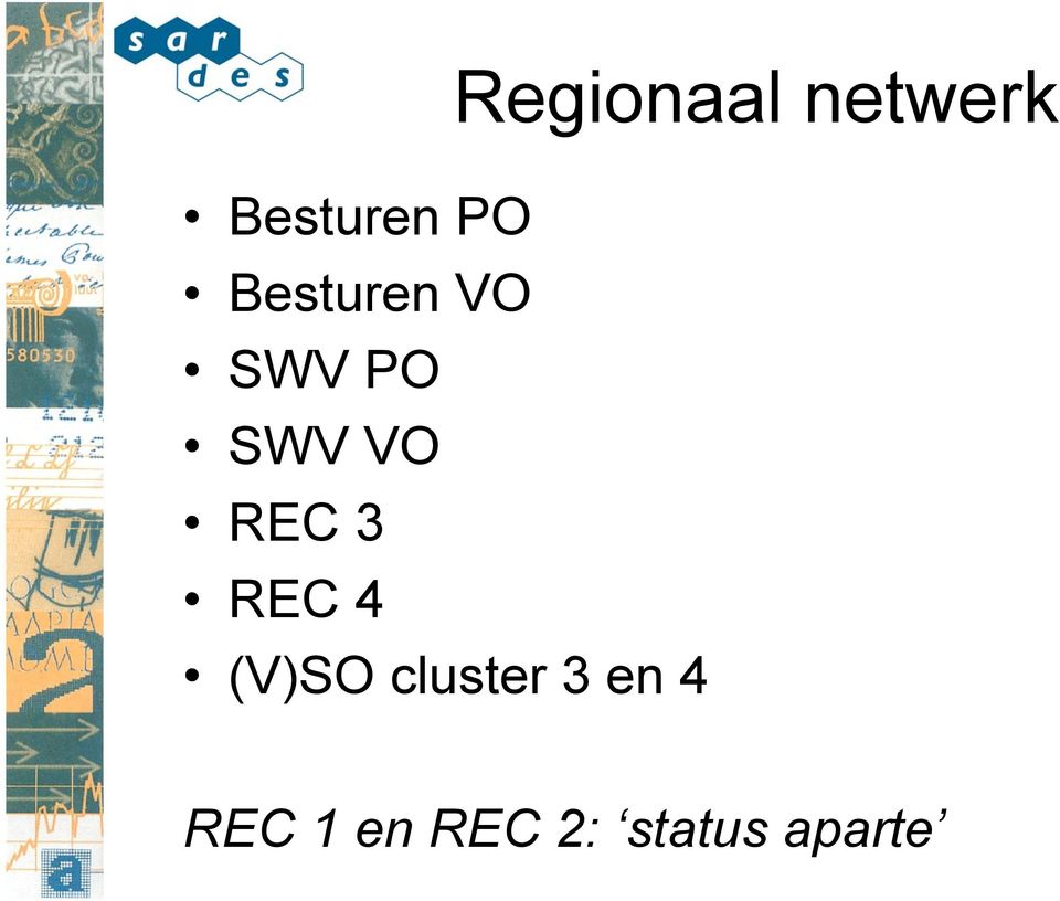 cluster 3 en 4 Regionaal
