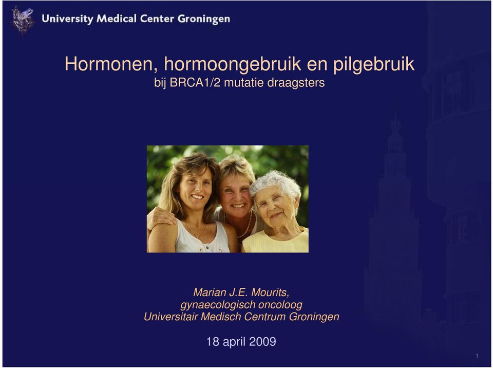 Mourits, gynaecologisch oncoloog