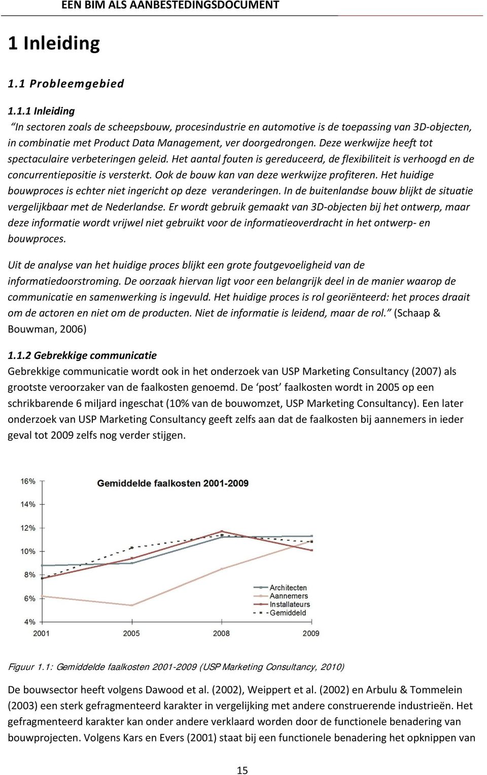 Ook de bouw kan van deze werkwijze profiteren. Het huidige bouwproces is echter niet ingericht op deze veranderingen. In de buitenlandse bouw blijkt de situatie vergelijkbaar met de Nederlandse.