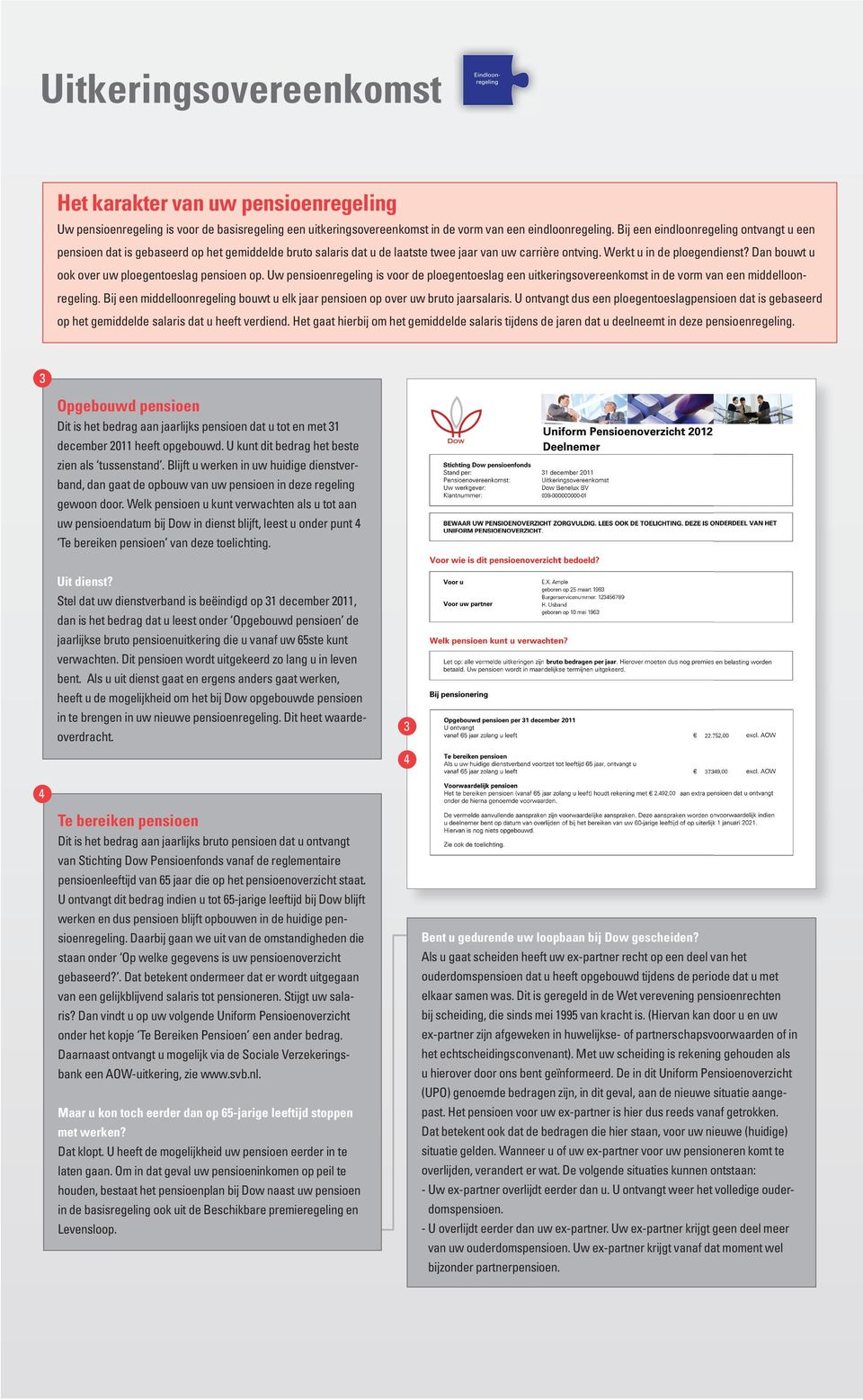 Bij een eindloonregeling ontvangt u een Uitkeringsovereenkomst ), de premieregeling (die volgens de wet moet worden getypeerd als Premieovereenkomst ) en pensioen dat is gebaseerd op het gemiddelde