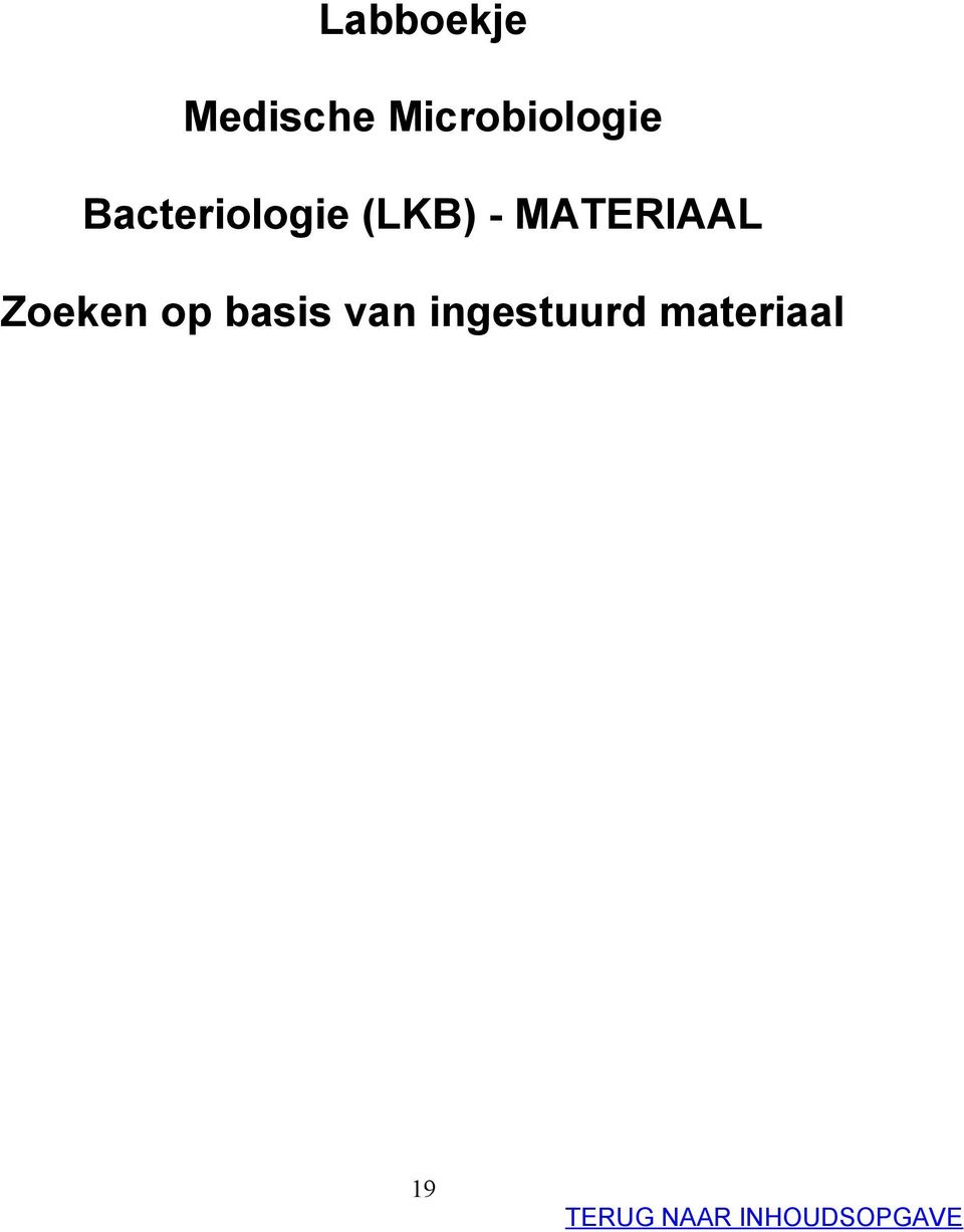 Bacteriologie () -