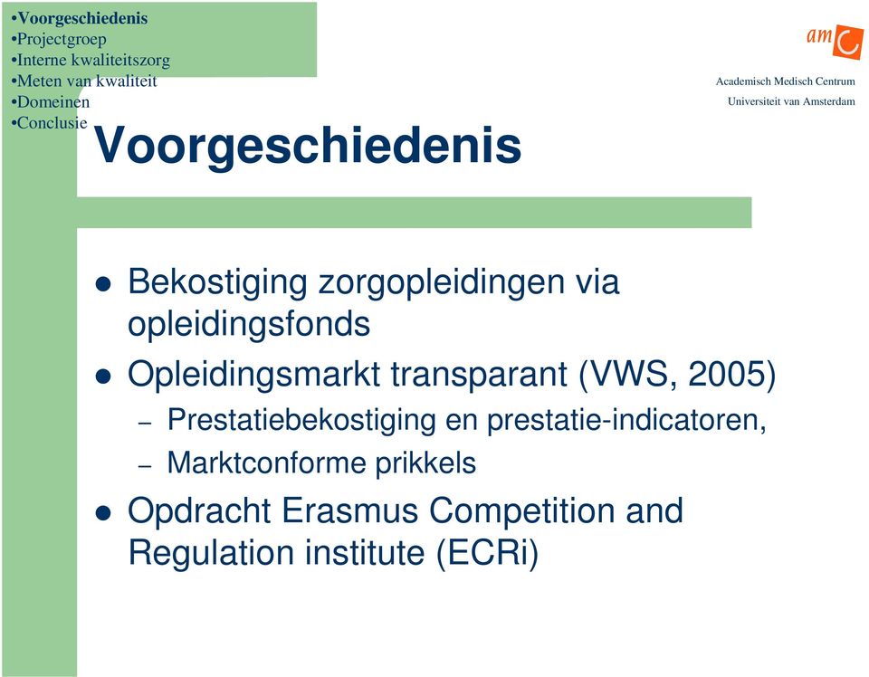 Prestatiebekostiging en prestatie-indicatoren,