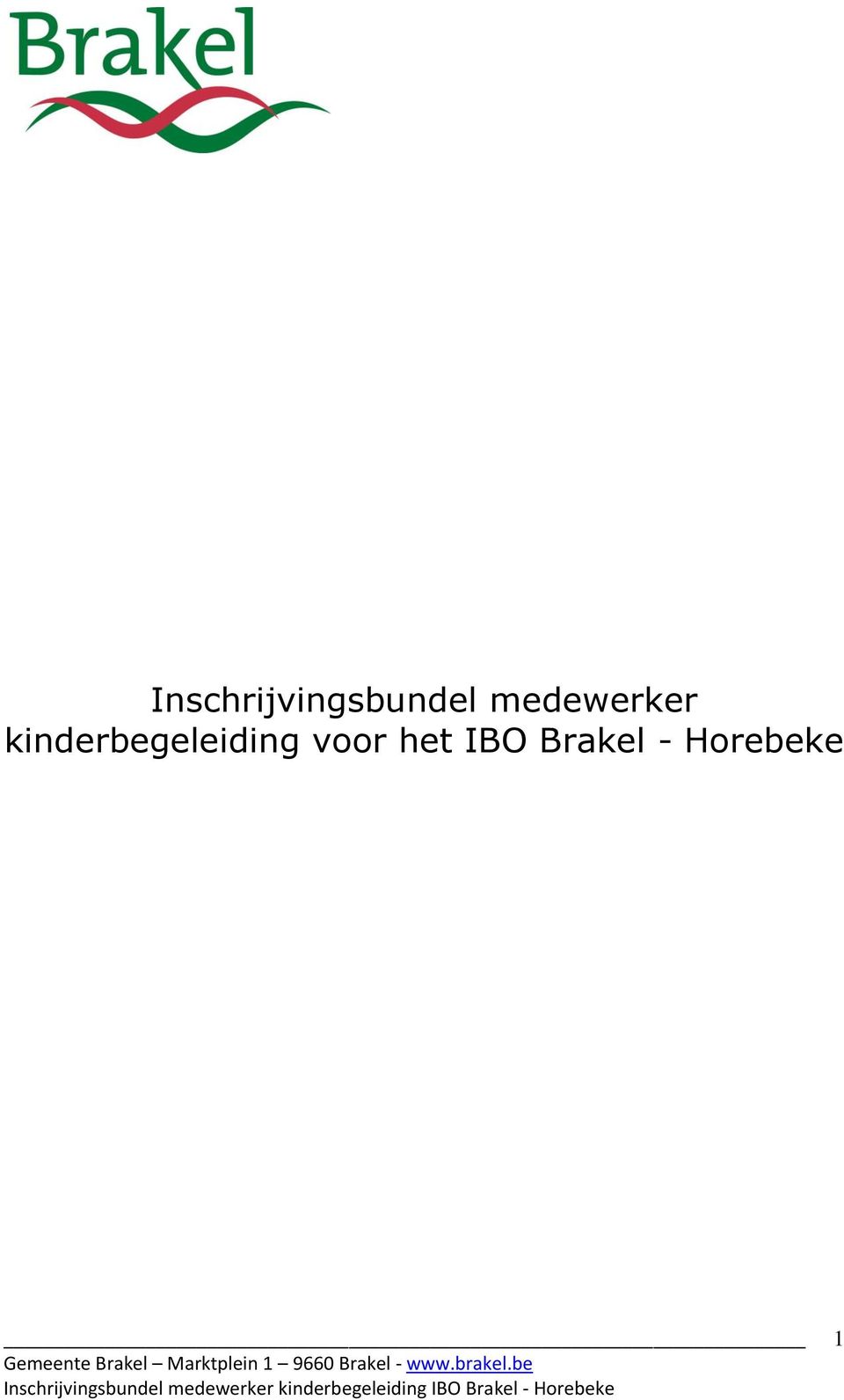 kinderbegeleiding