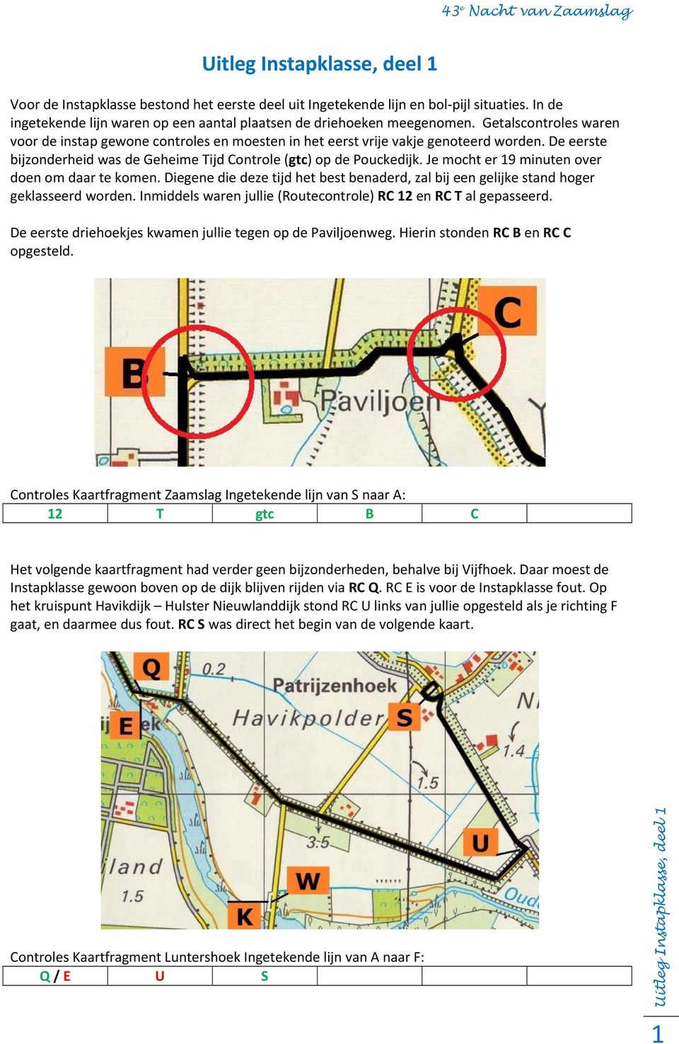 Je mocht er 19 minuten over doen om daar te komen. Diegene die deze tijd het best benaderd, zal bij een gelijke stand hoger geklasseerd worden.