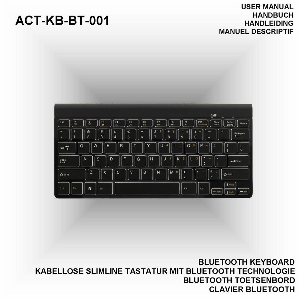 SLIMLINE TASTATUR MIT BLUETOOTH