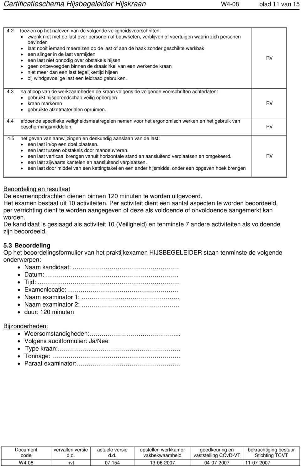 meereizen op de last of aan de haak zonder geschikte werkbak een slinger in de last vermijden een last niet onnodig over obstakels hijsen geen onbevoegden binnen de draaicirkel van een werkende kraan