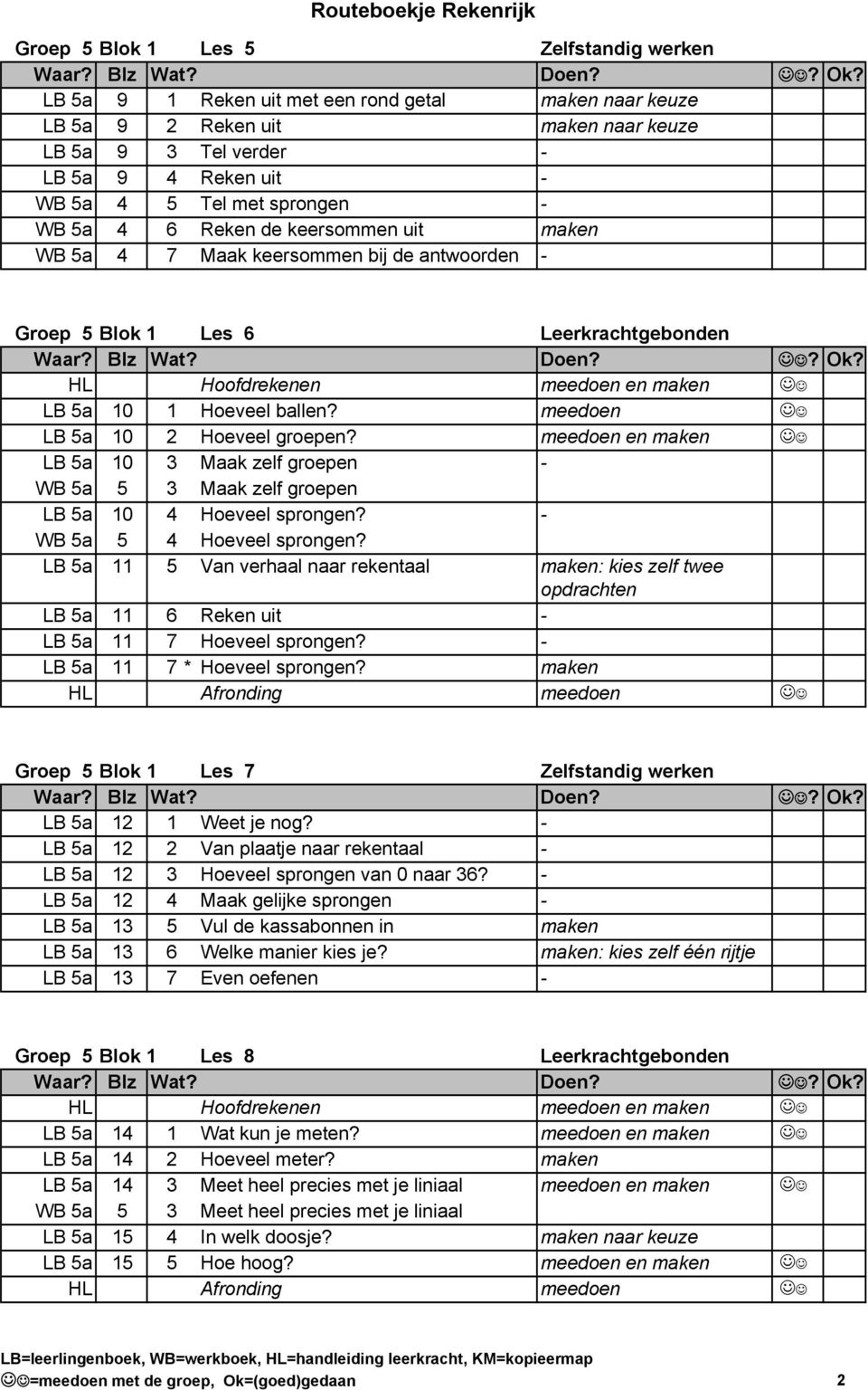 Betere Routeboekje. bij Rekenrijk. Groep 5 Blok 1. Van... - PDF Free Download TX-27