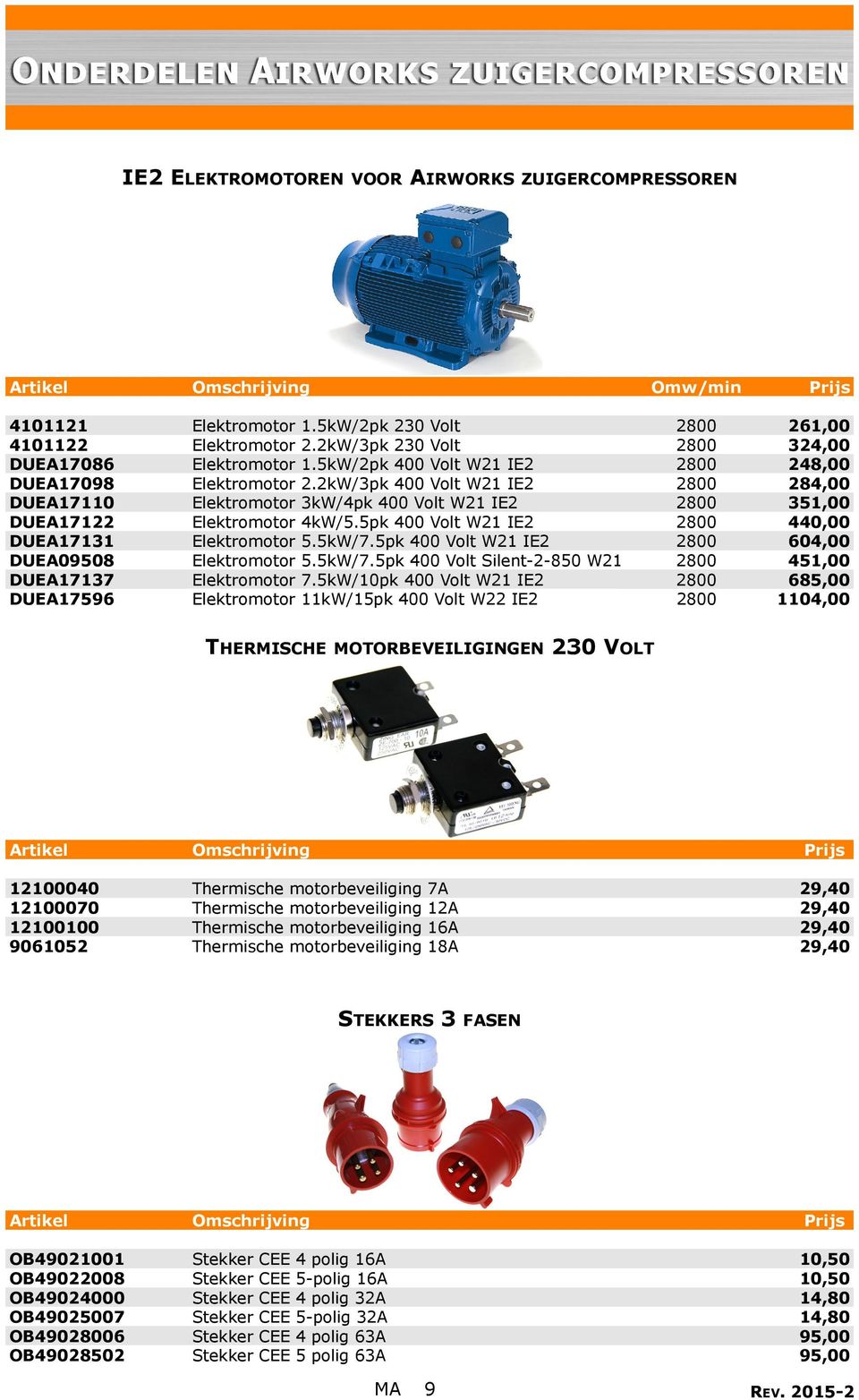 5pk 400 Volt W2 IE2 DUEA09508 Elektromotor 5.5kW/7.5pk 400 Volt Silent-2-850 W2 DUEA737 Elektromotor 7.