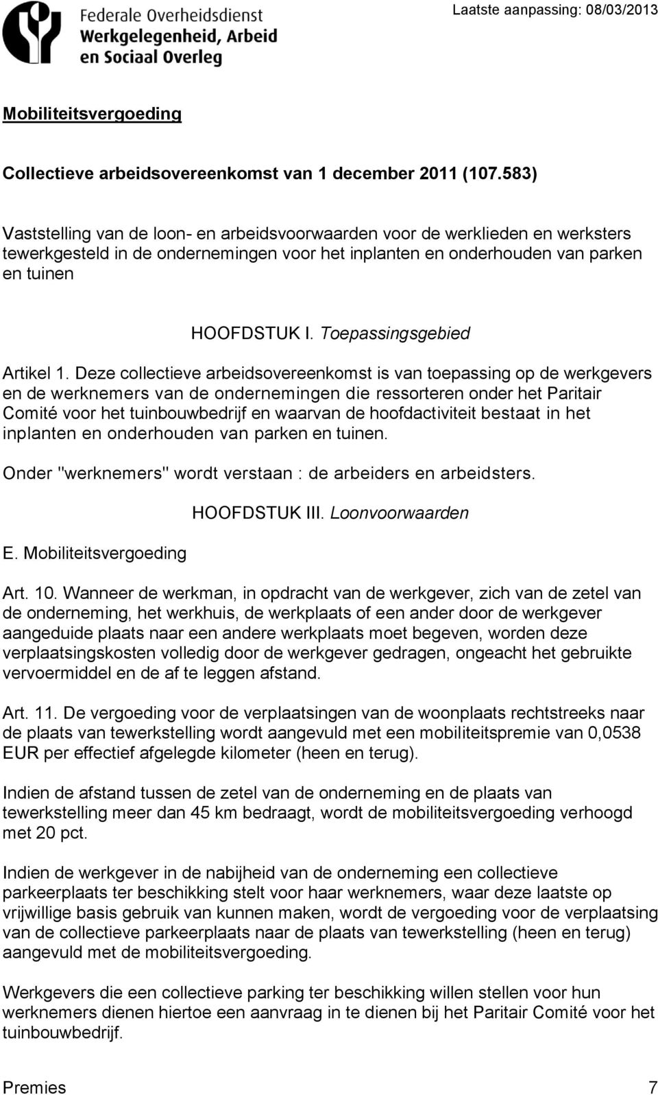 Toepassingsgebied Artikel 1.