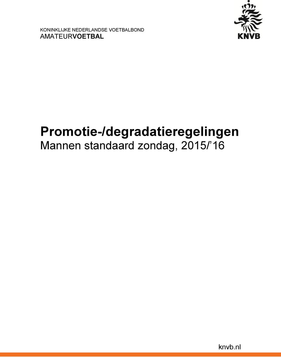 Promotie-/degradatieregelingen