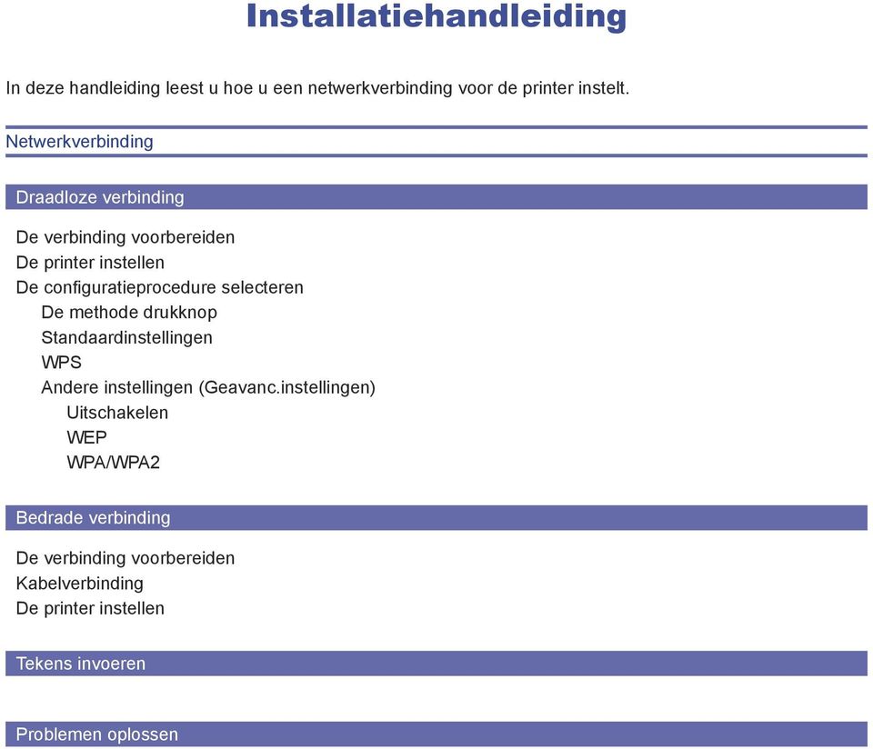 selecteren De methode drukknop Standaardinstellingen WPS Andere instellingen (Geavanc.