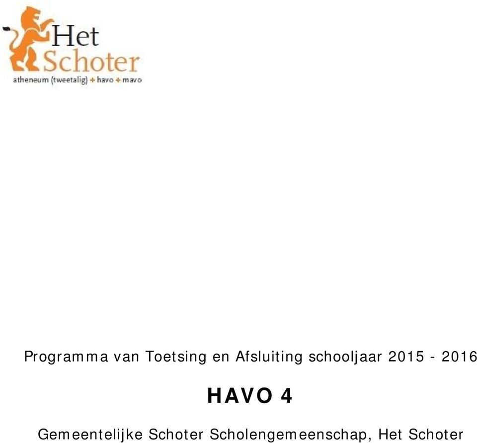 2015-2016 HAVO 4