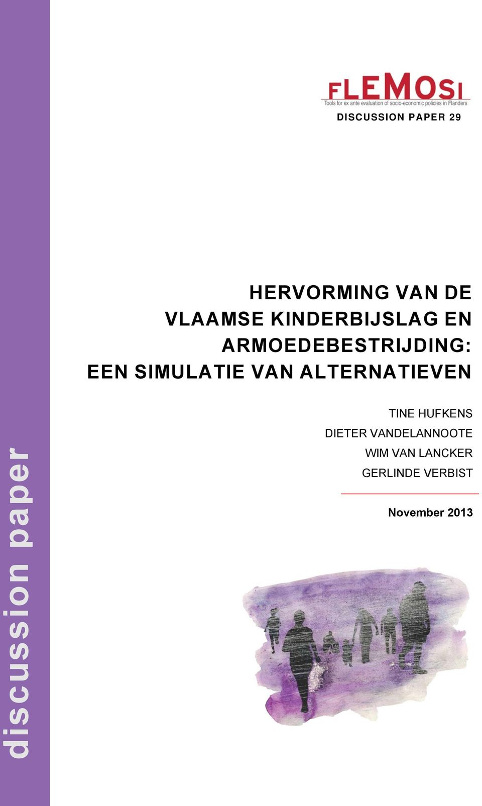 VAN ALTERNATIEVEN discussion paper TINE HUFKENS