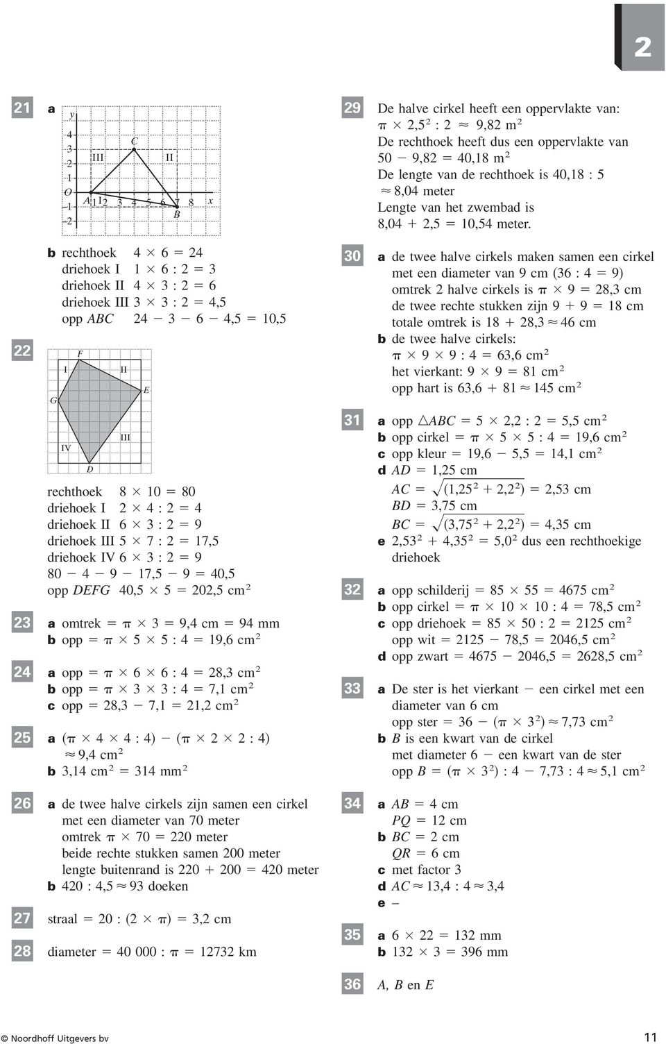 rechthoek 4 6 4 driehoek I 1 6: 3 driehoek 4 3: 6 driehoek I 3 3: 4,5 opp 4 3 6 4,5 10,5 G I IV F D I E rechthoek 8 10 80 driehoek I 4: 4 driehoek 6 3: 9 driehoek I 5 7: 17,5 driehoek IV 6 3: 9 80 4