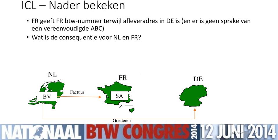 sprake van een vereenvoudigde ABC) Wat is de