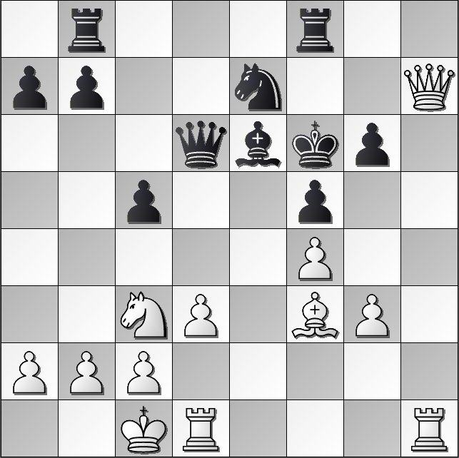 Wit: Mart Nabuurs. Zwart: Wim Zimmermann (Commentaar: Mart Nabuurs) 1. e4 c5 2. Pc3 Pc6 3. g3 e6 4. Lg2 g6 5. d3 Lg7 6. Le3 d6 7. Dd2 Pge7 8.