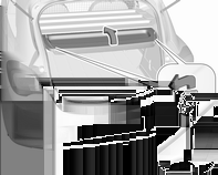 Opbergen 73 3-/5-deurs hatchback Demonteren Vastmaken Steek de hoedenplank in de zijgeleiders en klap deze omlaag. Haak de ophangkoorden aan de achterklep.