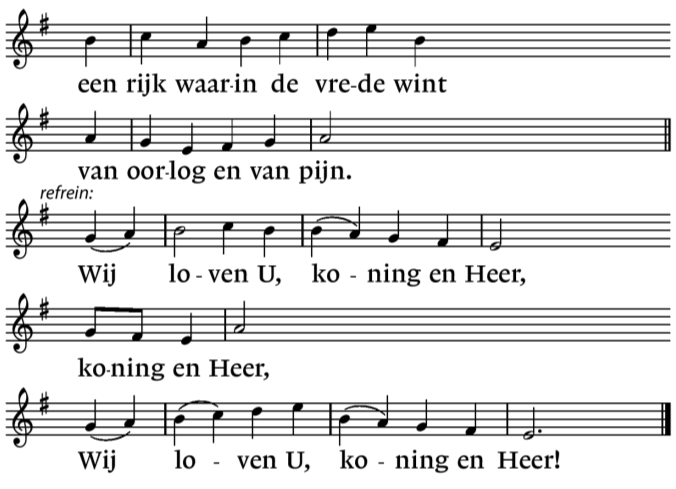 4. Wij gaan op weg naar Betlehem, daar ligt Hij in een stal die koning in Jeruzalem voor eeuwig wezen zal!