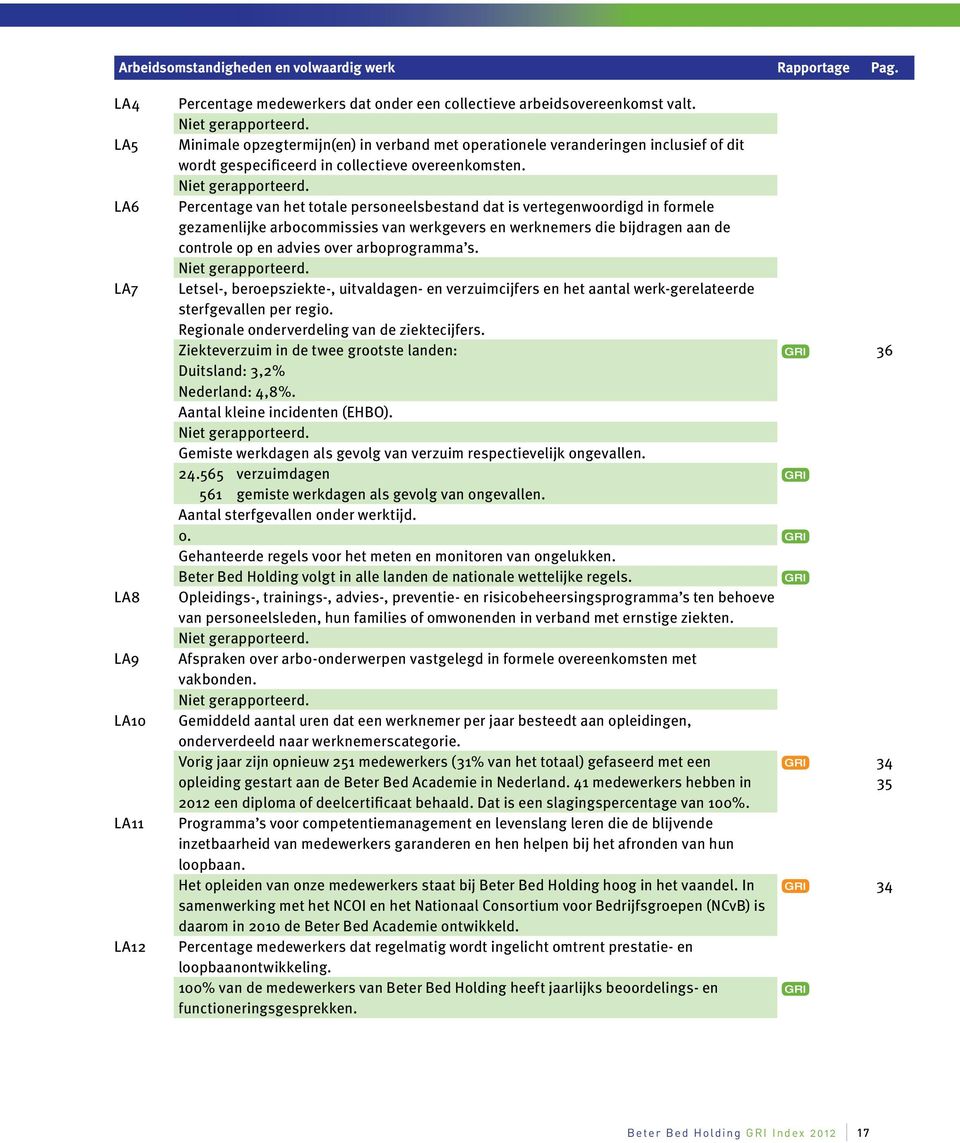 Percentage van het totale personeelsbestand dat is vertegenwoordigd in formele gezamenlijke arbocommissies van werkgevers en werknemers die bijdragen aan de controle op en advies over arboprogramma s.