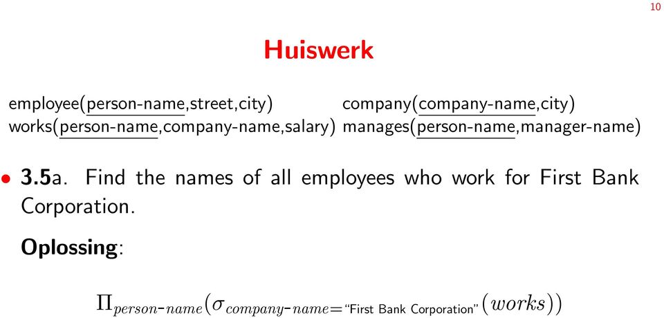 3.5a. Find the names of all employees who work for First Bank Corporation.