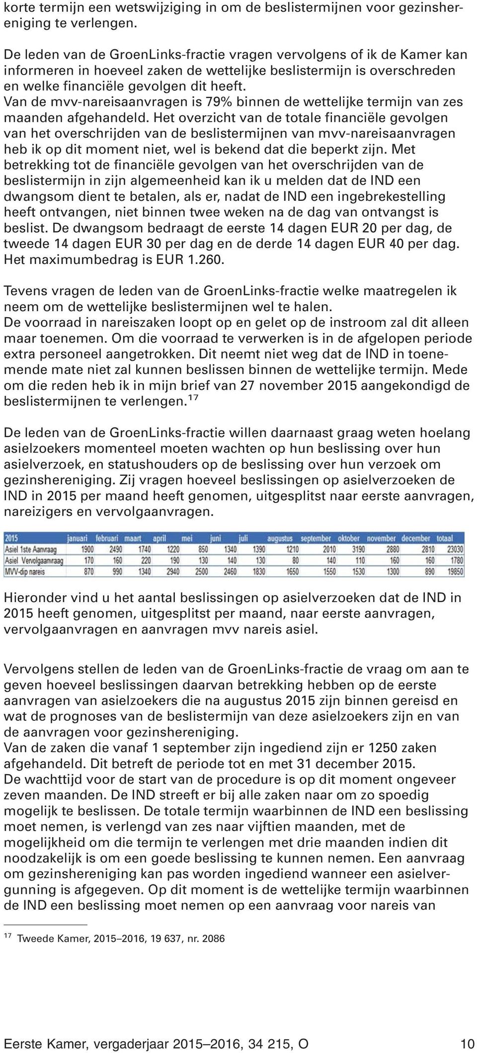 Van de mvv-nareisaanvragen is 79% binnen de wettelijke termijn van zes maanden afgehandeld.