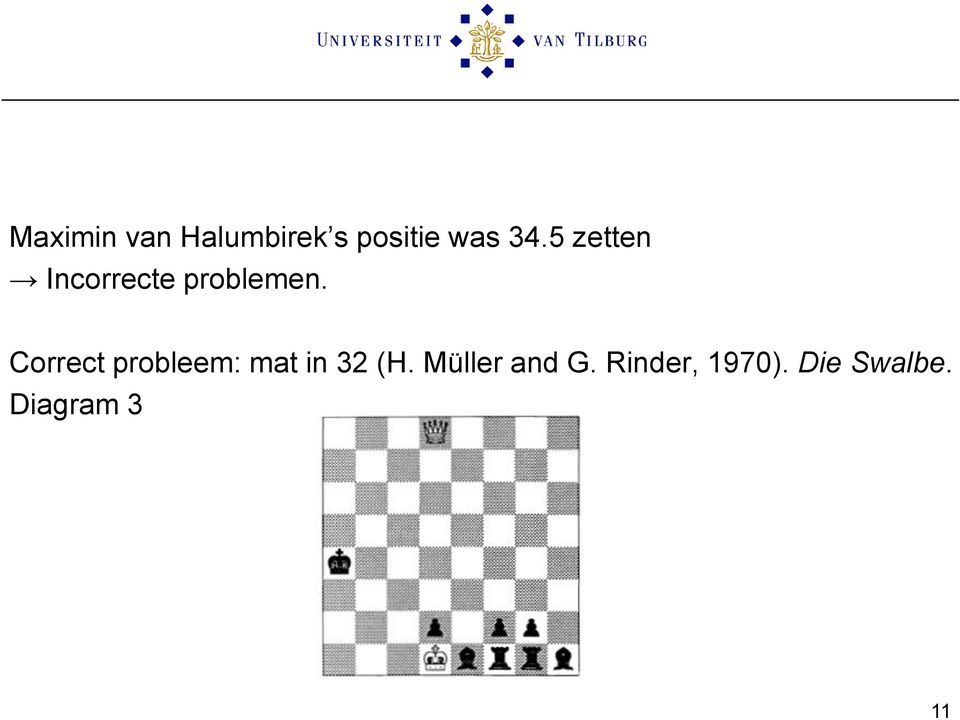 Correct probleem: mat in 32 (H.