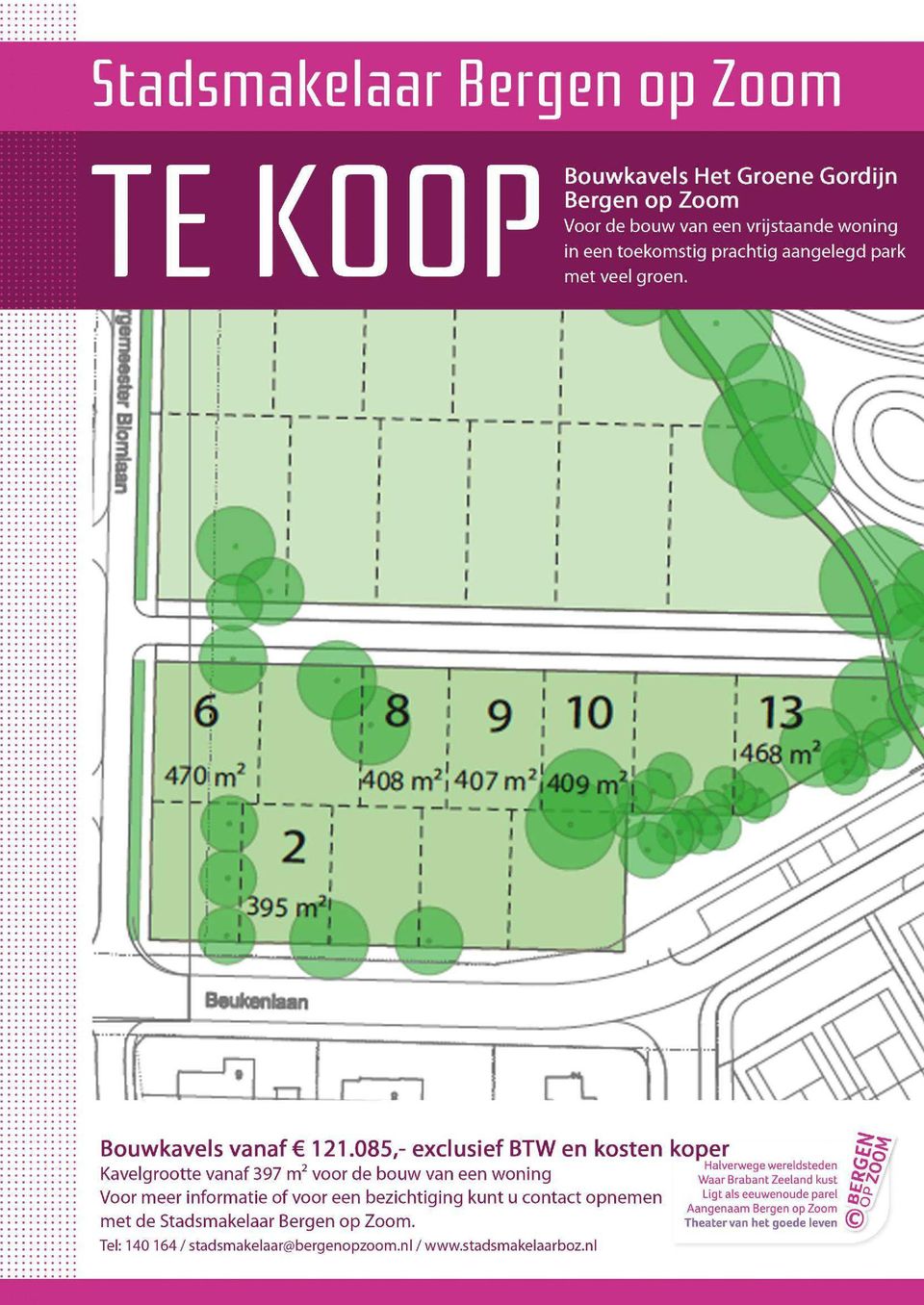 Verkoopbrochure kavels Groene Gordijn te Bergen op Zoom 1 - PDF Gratis  download