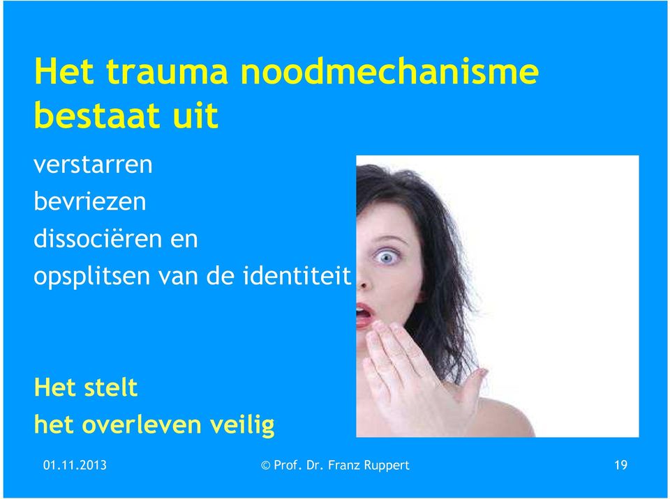 opsplitsen van de identiteit Het stelt het