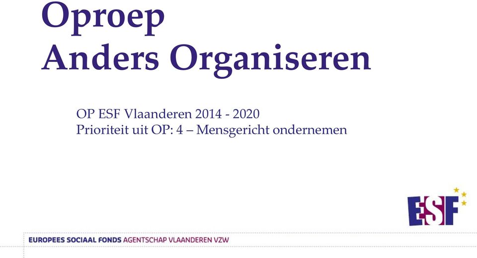 Vlaanderen 2014-2020