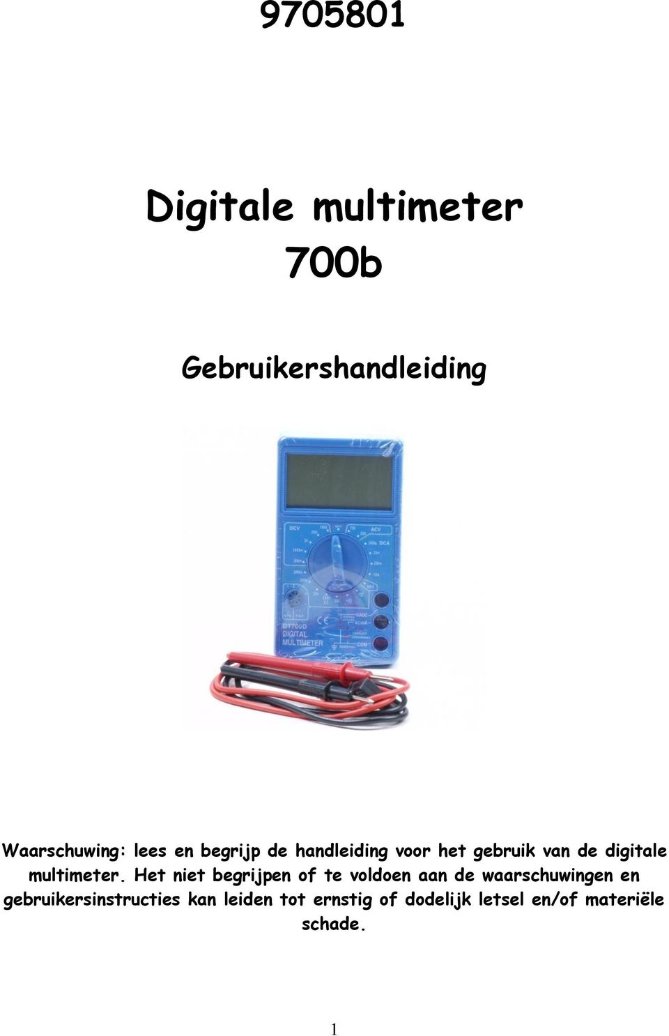 multimeter.