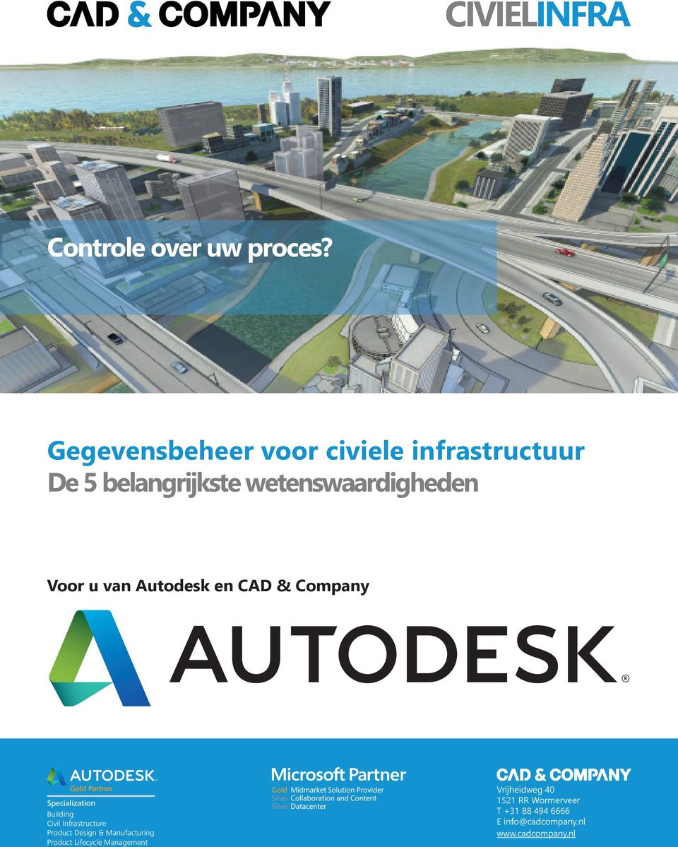 Autodesk en CAD & Company Gold Partner Specialization Building Civil Infrastructure Product