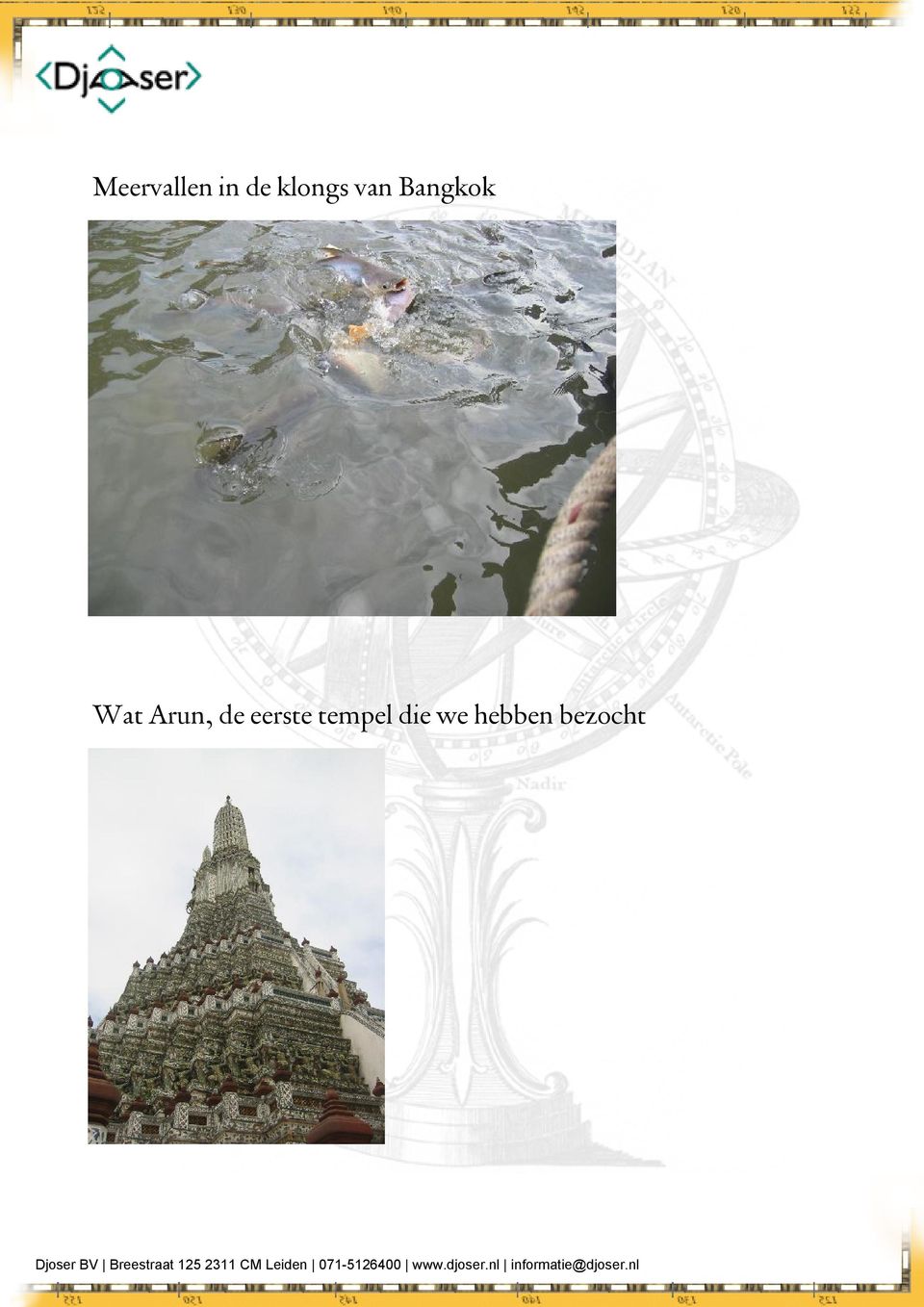 Wat Arun, de eerste