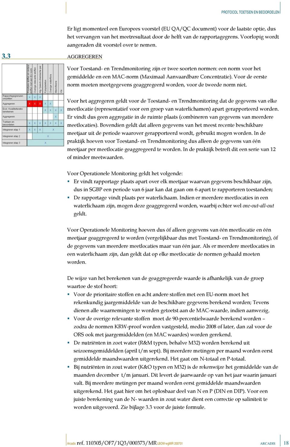 GREGEREN Voor Toestand- en Trendmonitoring zijn er twee soorten normen: een norm voor het gemiddelde en een MAC-norm (Maximaal Aanvaardbare Concentratie).