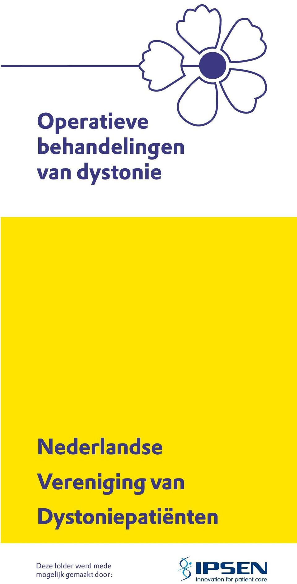 van Dystoniepatiënten Deze