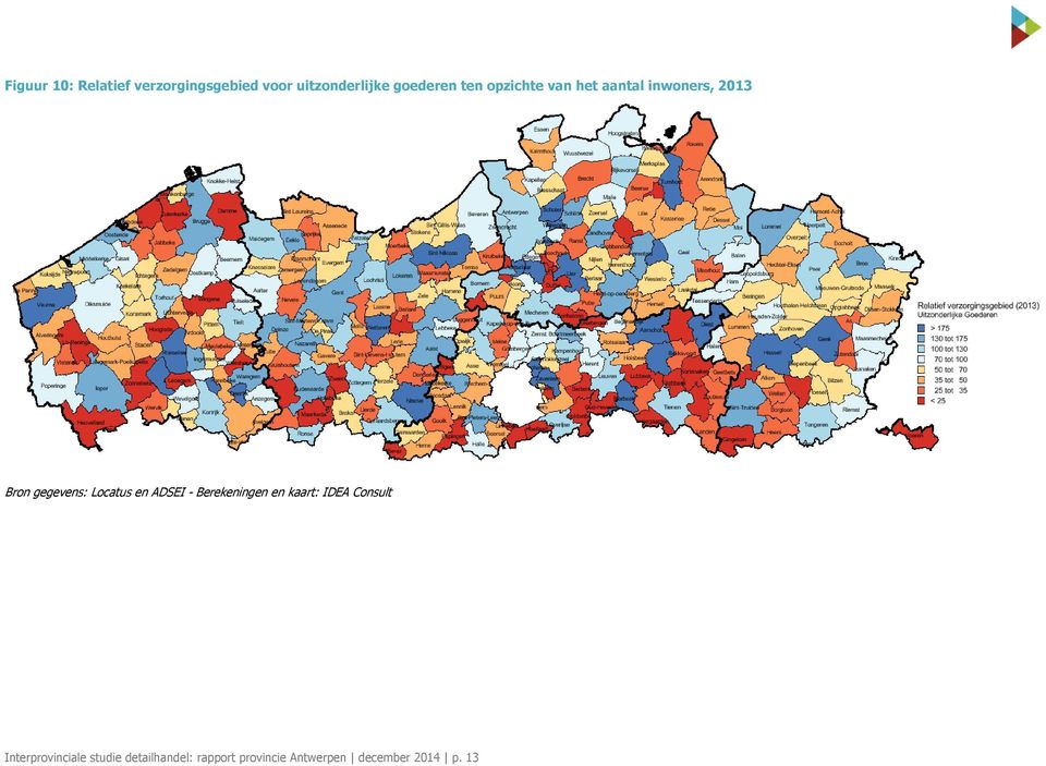 en ADSEI - Berekeningen en kaart: IDEA Consult Interprovinciale